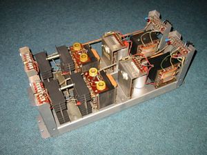 Klangfilm Siemens Eurodyn 6SELA 100V Rack amplifier solid state transistorized transistor 2N3055 C-72392-A262-A7