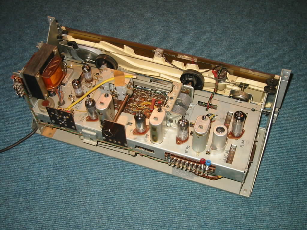 Klangfilm Siemens Eurodyn 6SELA 100V Rack amplifier tube tuner radio receiver